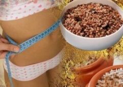 Risultati di perdita di peso con la dieta a base di grano saraceno